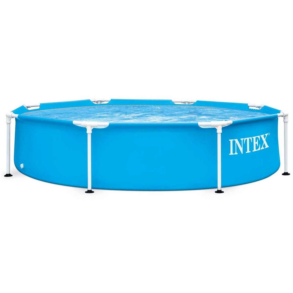 SCHWIMMBECKEN - Blau, Metall (244/51/244cm) - INTEX