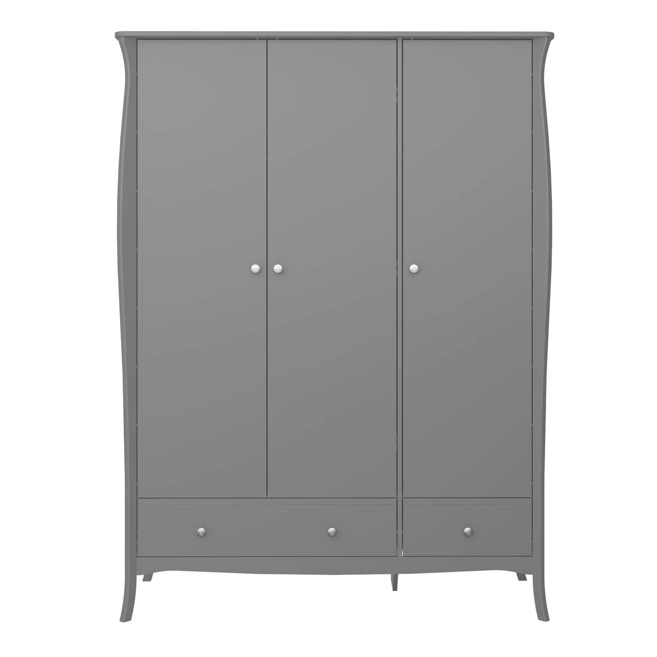 KLEIDERSCHRANK grau - Grau, Holzwerkstoff (143/192/50cm) - ebuy24