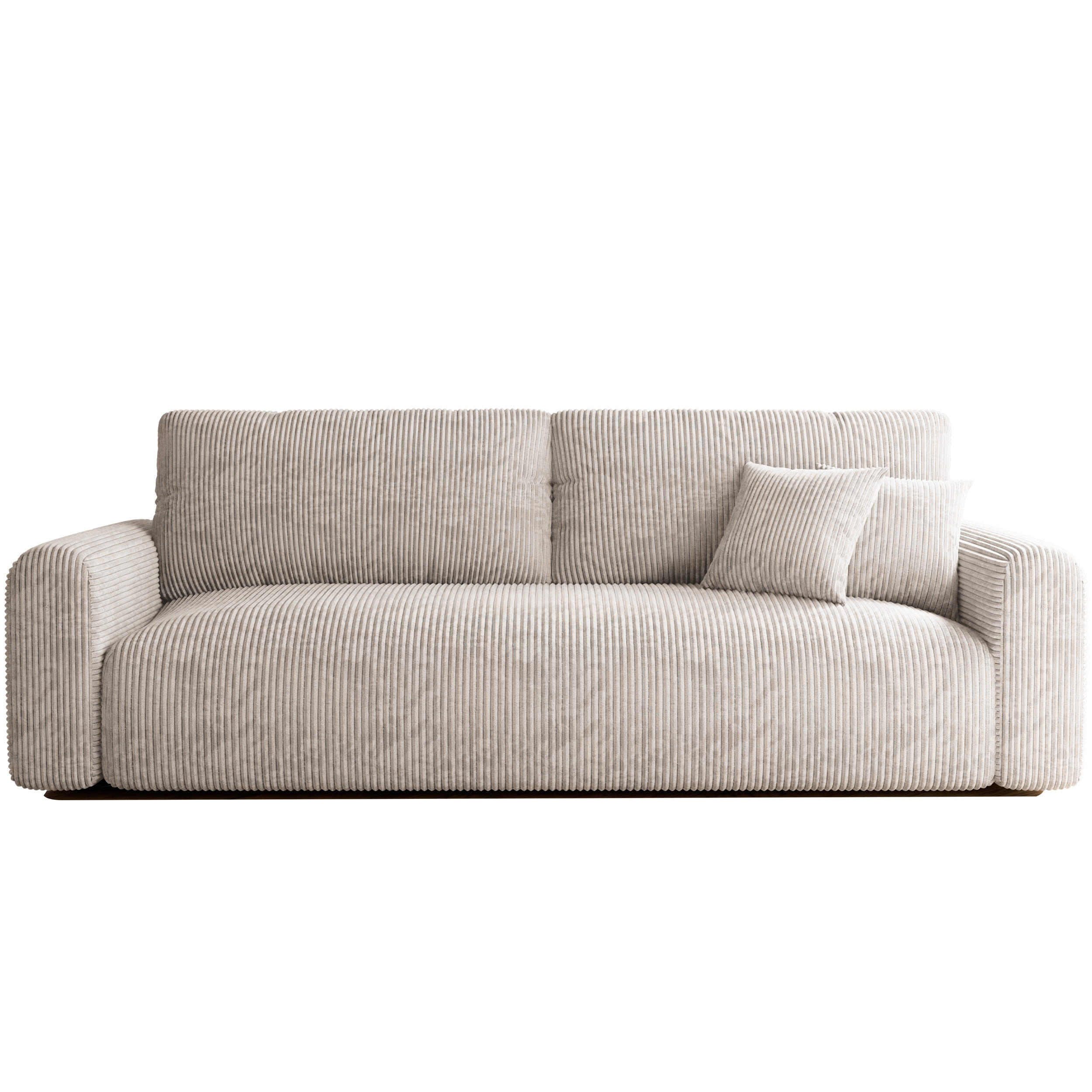 SCHLAFSOFA JOBO mit Bettkasten Creme - Creme, Holzwerkstoff/Kunststoff (230/85/90cm) - Idohome