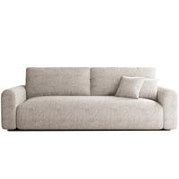 SCHLAFSOFA JOBO mit Bettkasten Creme - Creme, Holzwerkstoff/Kunststoff (230/85/90cm) - Idohome