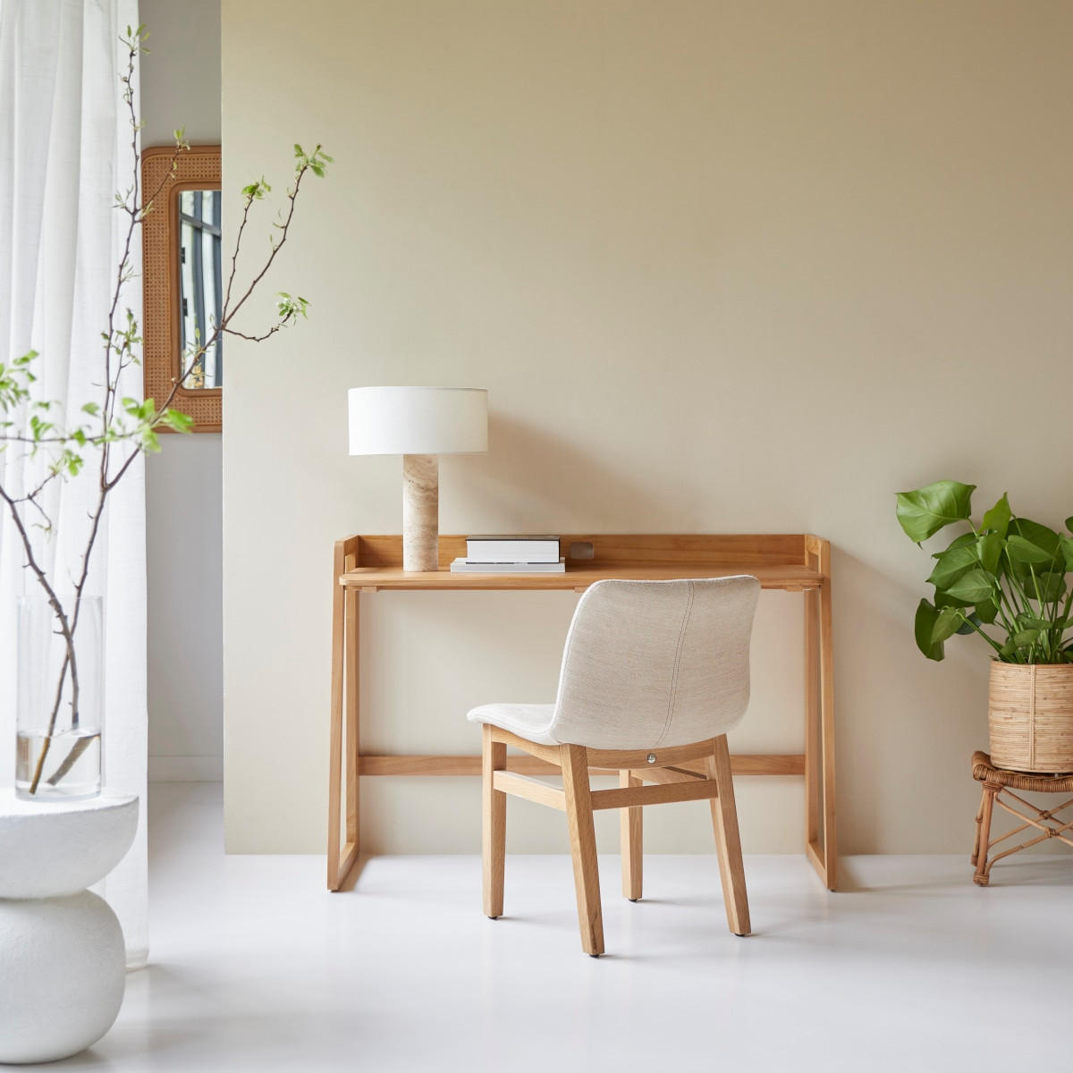 SCHREIBTISCH Philip Natur aus Teak - Naturfarben, Holz (53/120/82cm) - Tikamoon