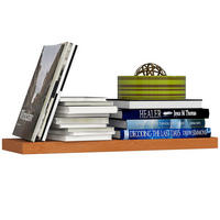 WANDREGAL Erlefarben 60x20x3.2 cm - Erlefarben, Holzwerkstoff (60/3.2/20cm) - Akord