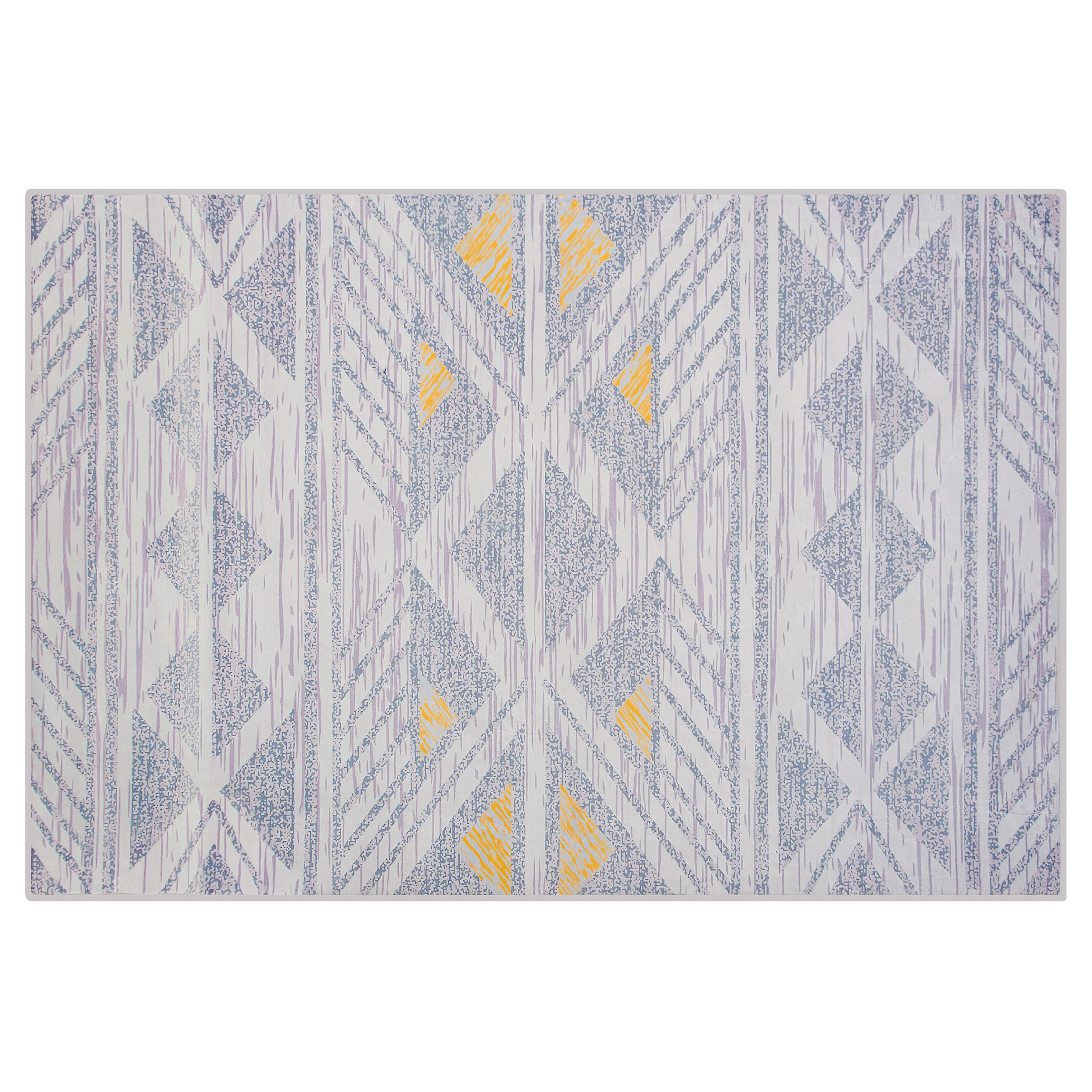 KURZFLOR-TEPPICH Kargi 200/140 cm - Grau, Kunststoff (140/200cm) - Beliani