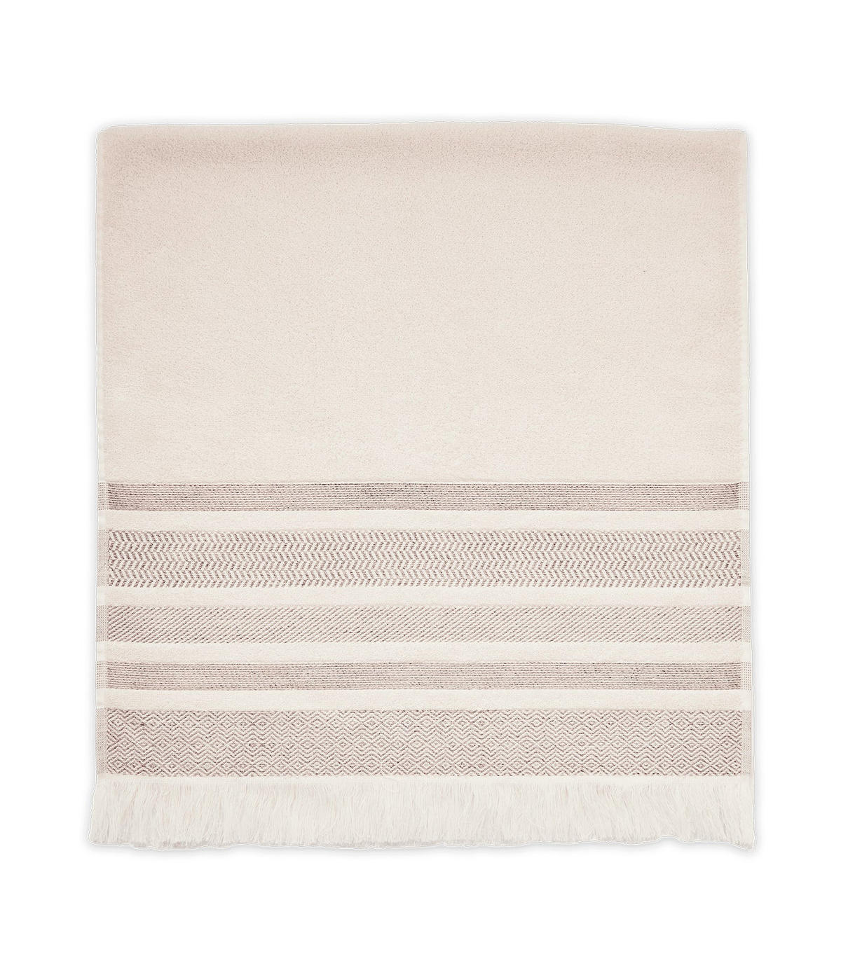 DUSCHTUCH Morning Dunes, 70x140cm, Baumwolle, Elfenbein - Creme, Textil (70/140cm) - SOWL