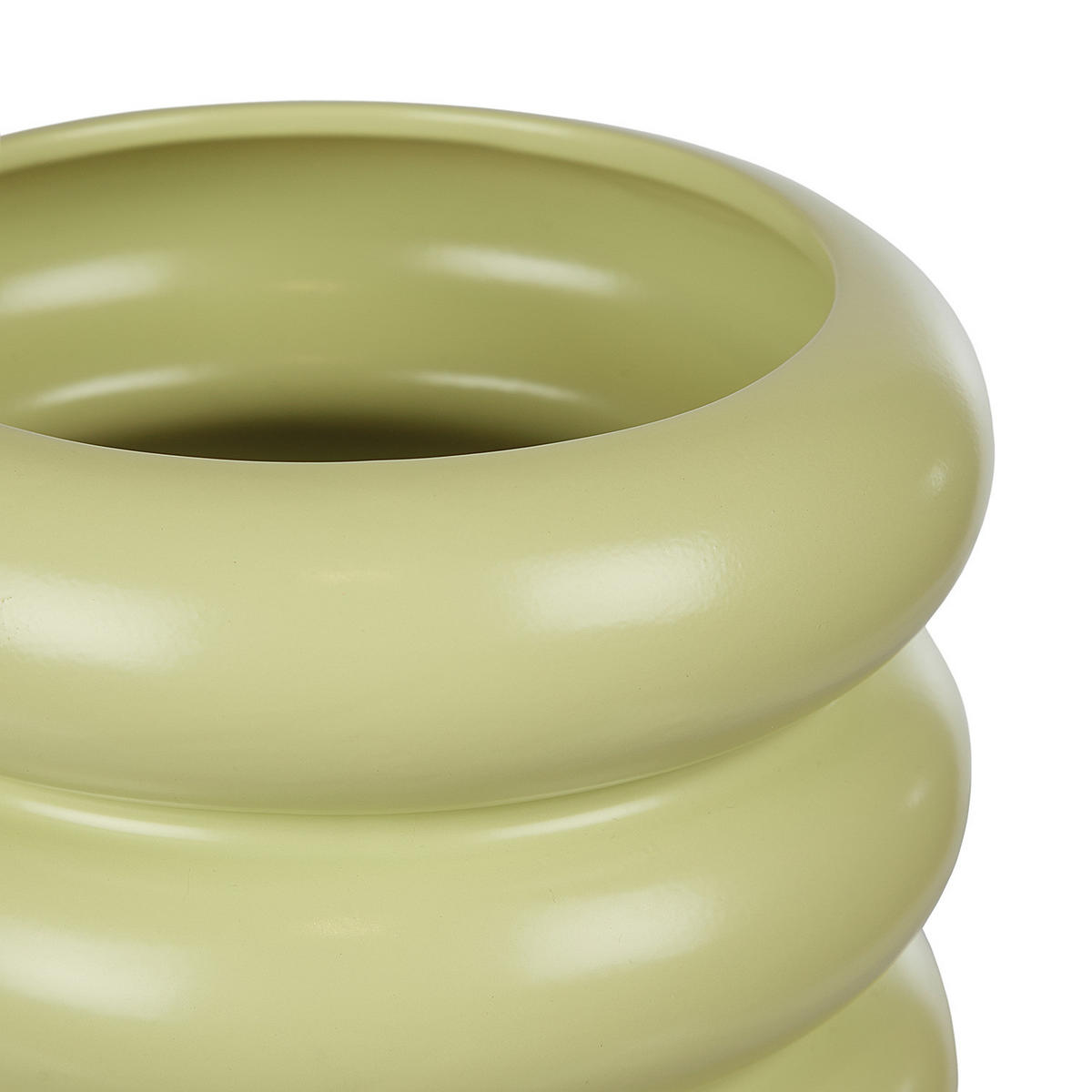 BLUMENÜBERTOPF Hoop - Grün, Keramik (21cm) - Butlers