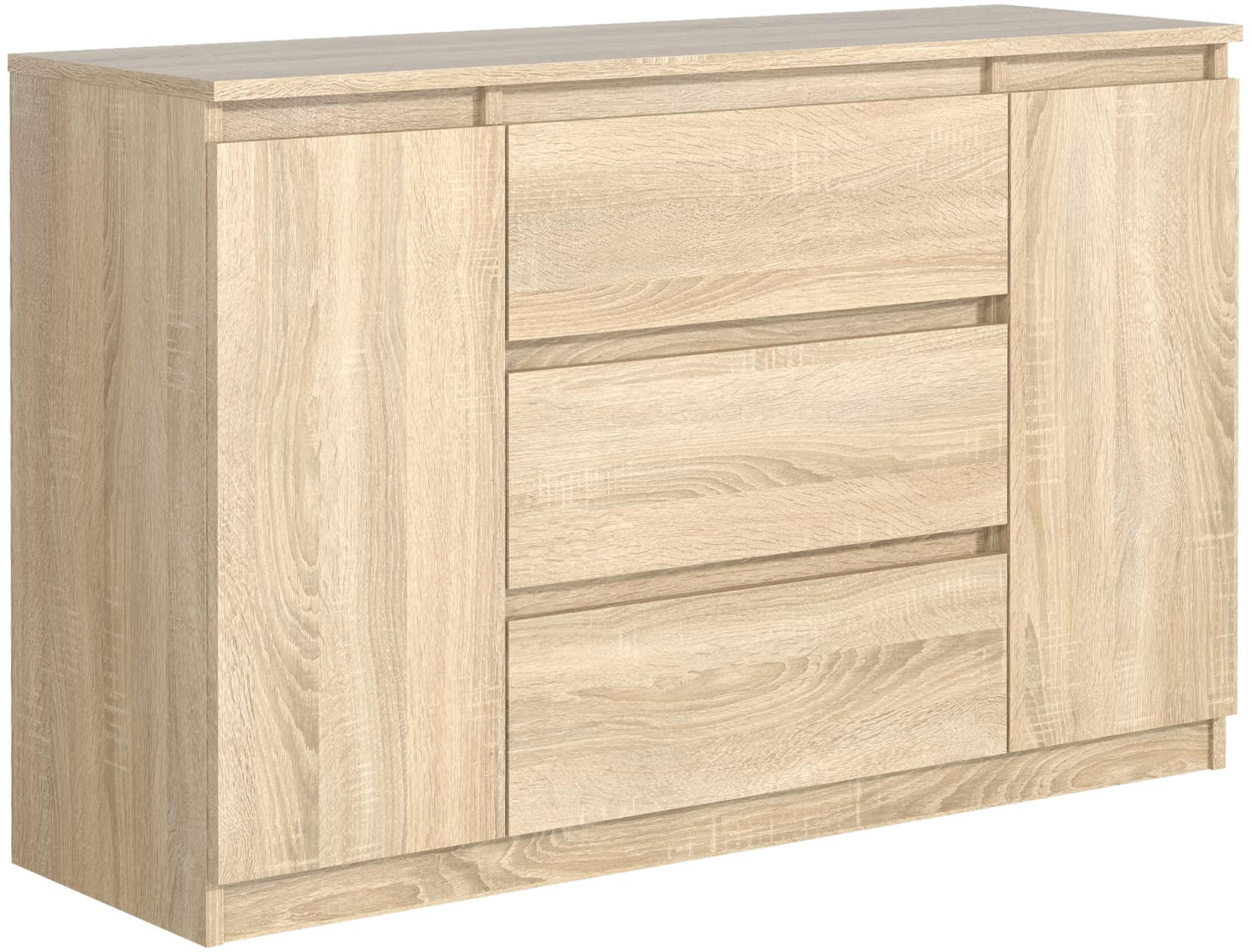 KOMMODE 120 Sonoma oak 120x39x78,5 cm - Sonoma Eiche, Holzwerkstoff (120/78.5/39cm) - Mobelsta