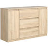 KOMMODE 120 Sonoma oak 120x39x78,5 cm - Sonoma Eiche, Holzwerkstoff (120/78.5/39cm) - Mobelsta