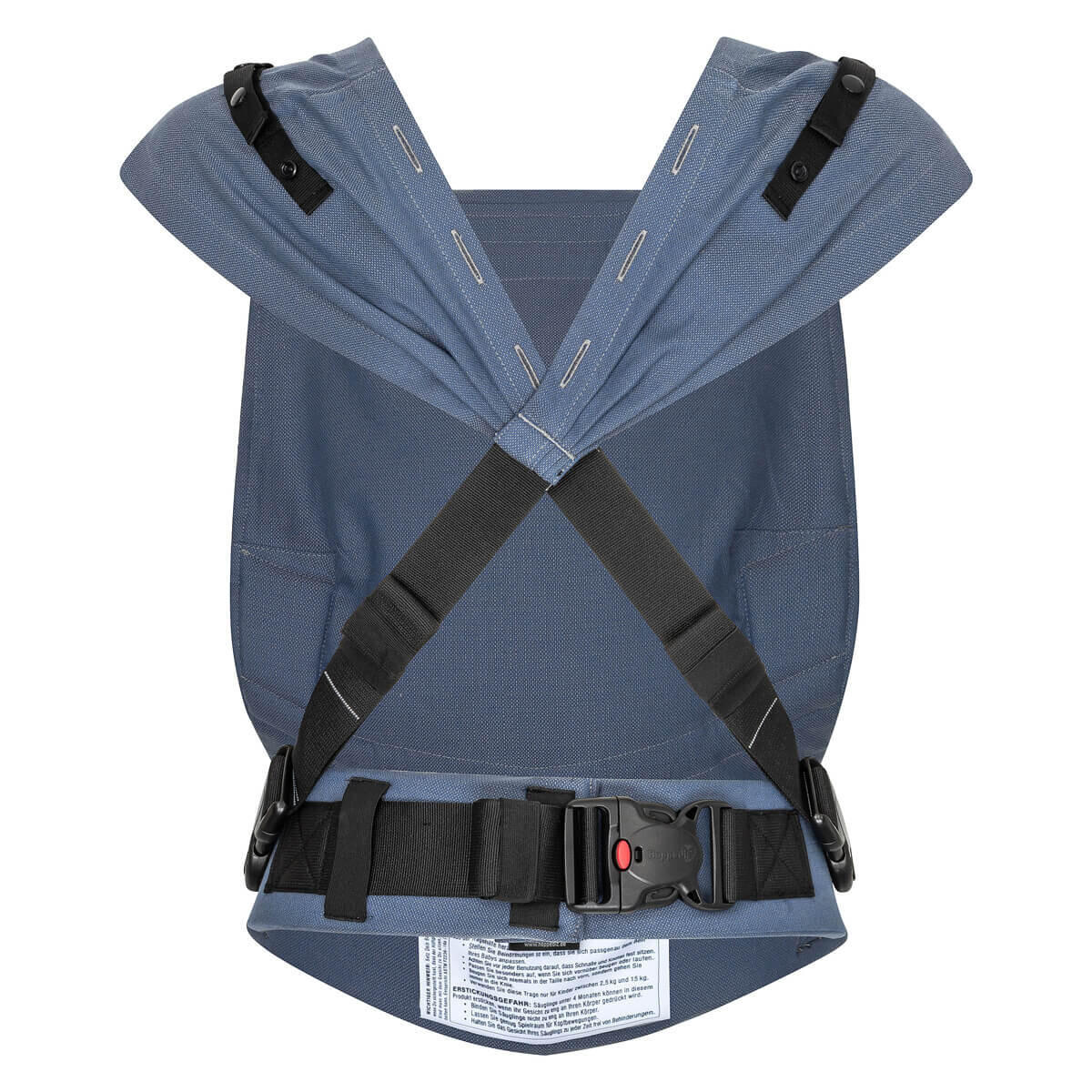 BABYTRAGE Primeo - Blau, Textil (26.5/7.2/38.5cm) - Hoppediz