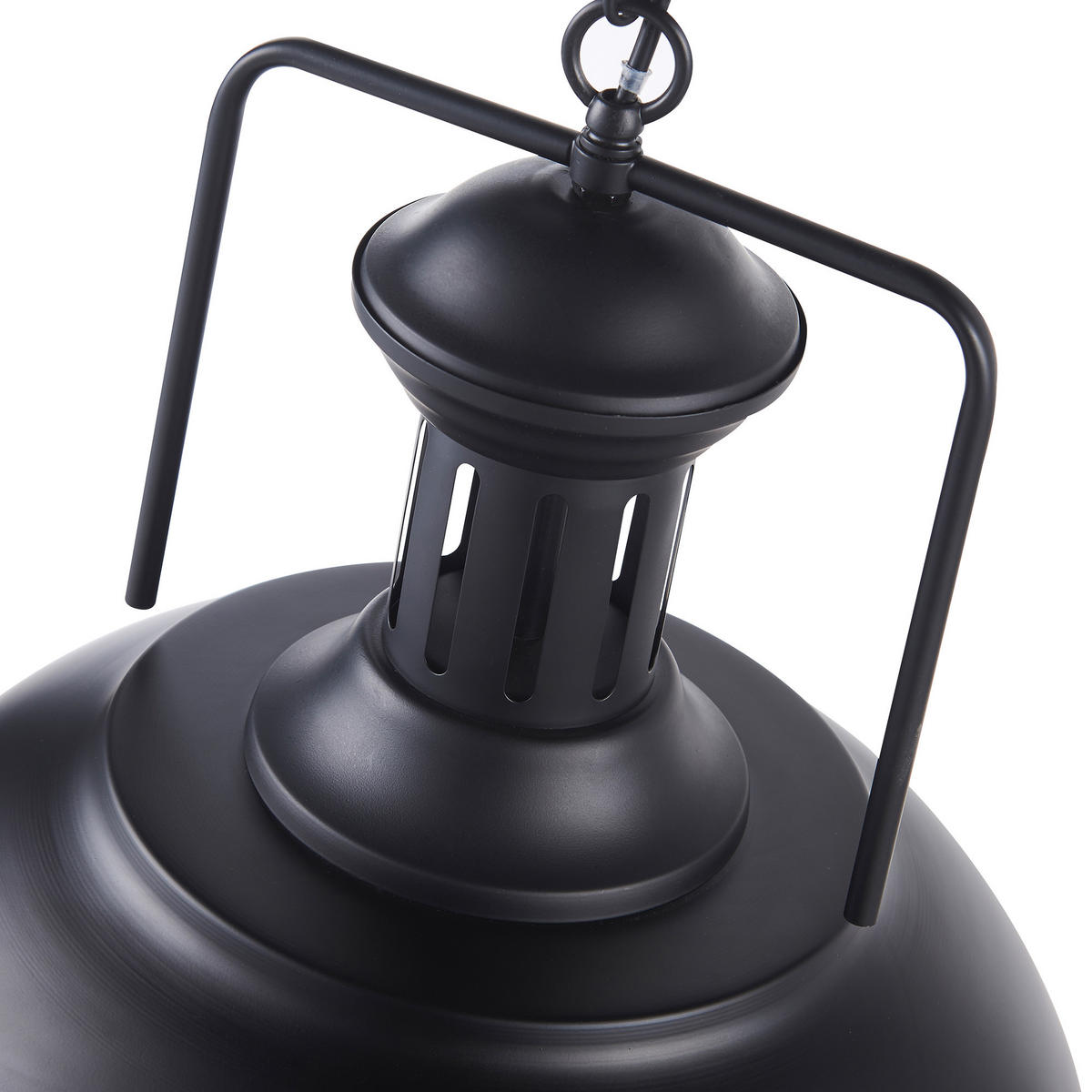 HÄNGELEUCHTE Schwarz - Schwarz, Metall (121.9/41.9/121.9cm) - Teamson Home