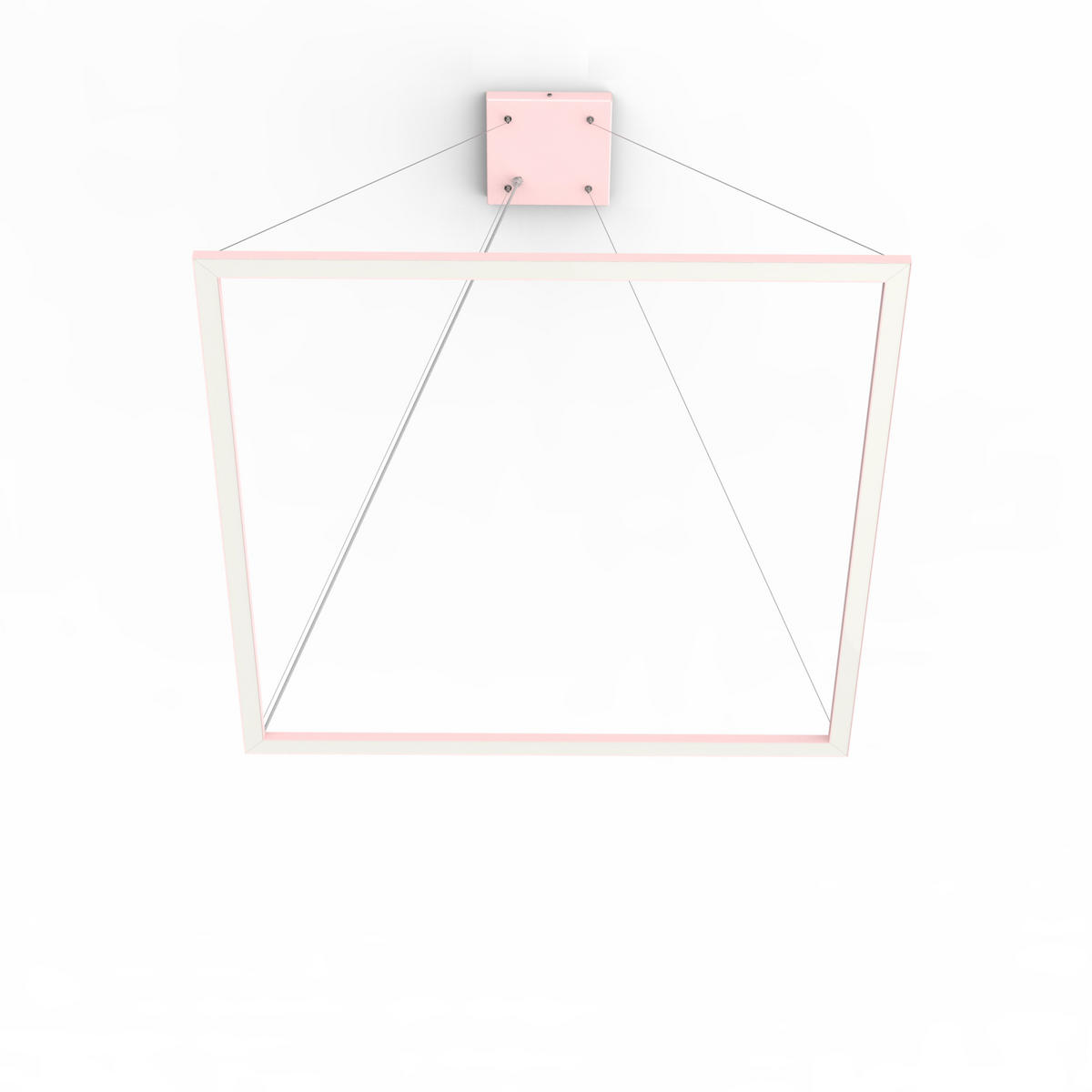 LED-HÄNGELEUCHTE - Pink, Metall (90/90/100cm) - Lumicom
