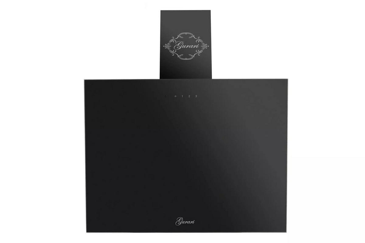 DUNSTABZUGSHAUBE GCH D 286 BL 8 PRIME + Umluftset, 80 cm Schwarz Glas - Schwarz, Glas/Metall (80/38.5/38cm) - Gurari