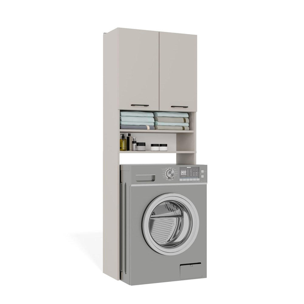 WASCHMASCHINENUMBAUSCHRANK C1 Kaszmir 64/180/30 - Kaschmir, Holzwerkstoff (64/180/30cm) - RAUMHIRSCH FURNITURE