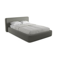 POLSTERBETT mit Bettkasten und Lattenrost 180x225 Beige - Greige/Beige, Kunststoff/Textil (140/200cm) - Makamii