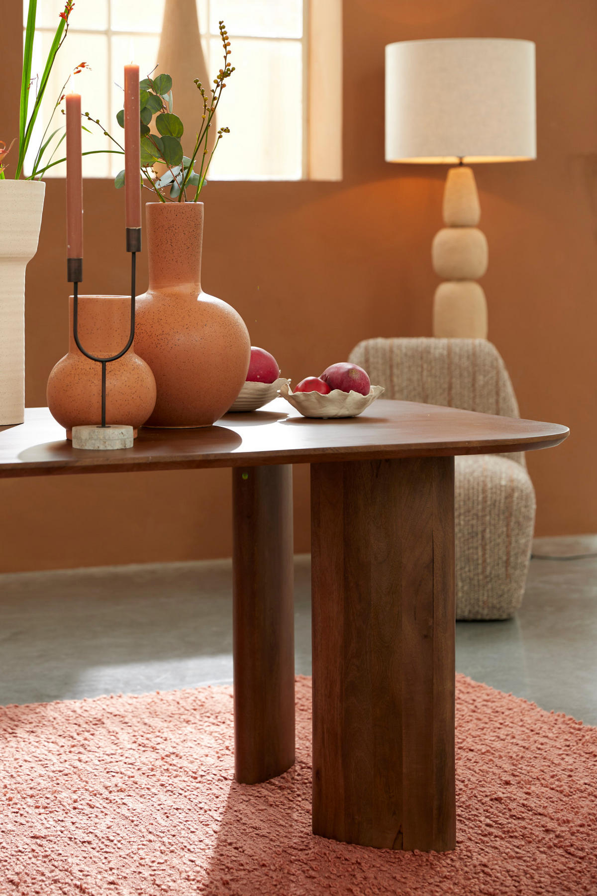 ESSTISCH Aymara Braun 220/100/76 cm - Braun, Holz (220/100/76cm) - Light & Living