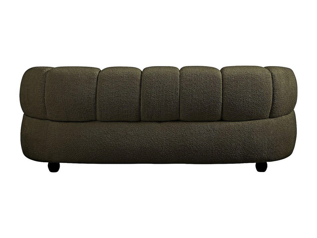 SOFA - 2 Personen - stoff - grün Coliani - Grün, Holz/Textil (200/73/94cm) - Vente-Unique