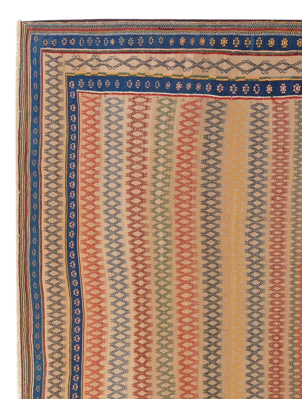 HANDWEBTEPPICH Sumak Afshar Beige 288/242 cm Schurwolle - Beige, Textil (242/288cm) - Looma