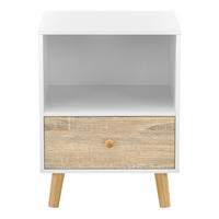 BEISTELLTISCH Sundsvall - Eichefarben/Naturfarben, Holz/Holzwerkstoff (30/40/54cm) - [en.casa]