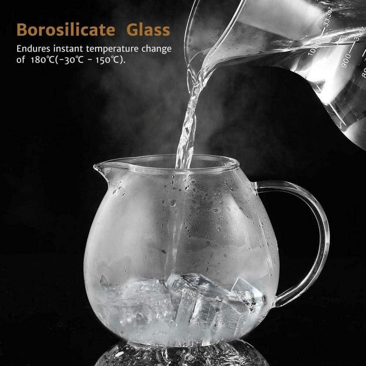 TEEKANNE 1500 ml Borosilikatglas mit Edelstahl-Teesieb - Transparent, Glas (19/19cm)