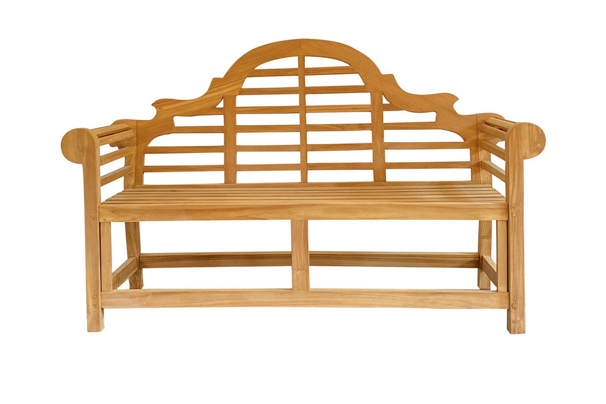 GARTENBANK Quento 167x64x105 cm, Teakholz, Natur - Naturfarben, Holz (64/105/167cm) - dasmöbelwerk