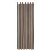 SCHLAUFENVORHANG IM UNI DESIGN DOVE Blickdicht - Grau, Textil (140/0.5/255cm) - Tom Tailor