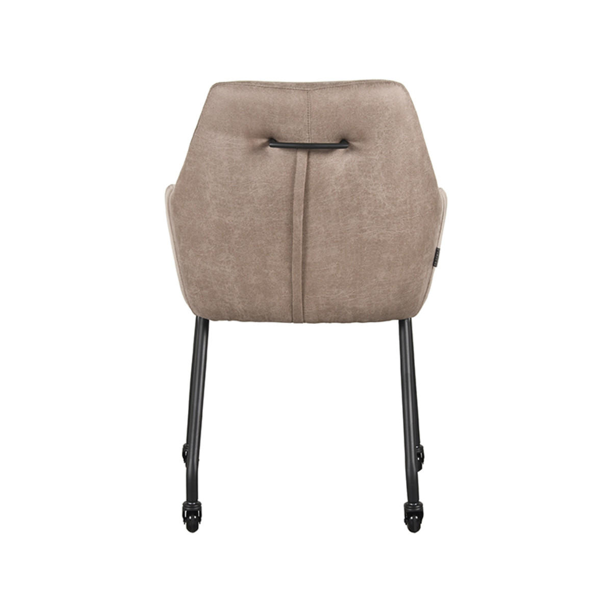 ESSZIMMERSTUHL Lenny Taupe 64/56/84 cm 2er-Set - Taupe, Textil (56/84/64cm) - LABEL51