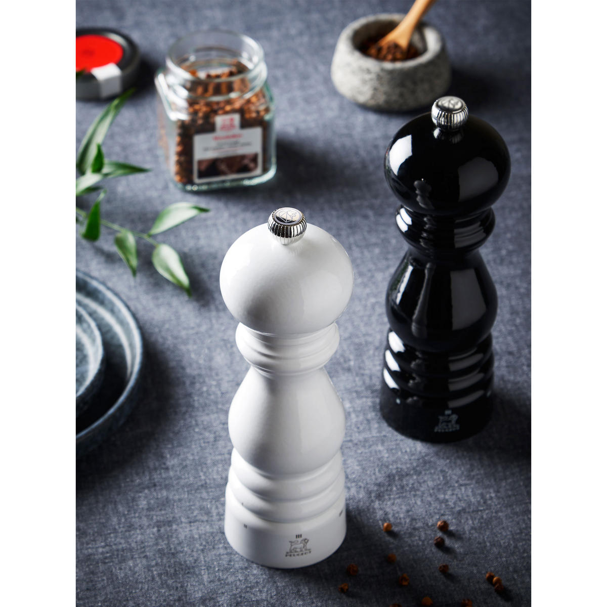 PFEFFERMÜHLE Paris uSelect 18cm Buchenholz Schwarz Stahlmahlwerk - Schwarz, Holz (5.9/18/5.9cm) - PEUGEOT