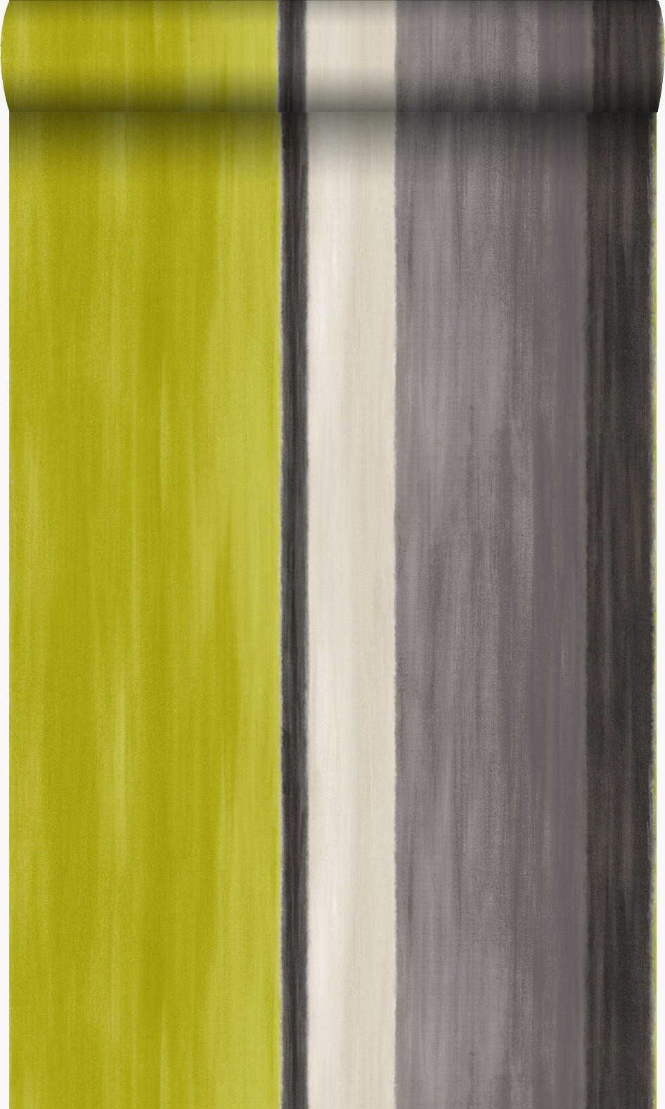 TAPETE Streifen 53 cm x 10.05 m - Gelb, Papier (53/1000cm) - Origin Wallcoverings