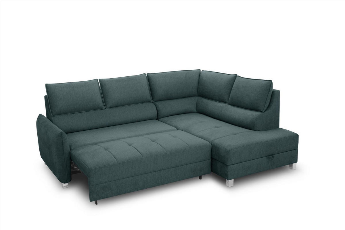 ECKSOFA Marno In Chill Me - Grün, Holzwerkstoff/Textil (260/200cm) - Fun Möbel