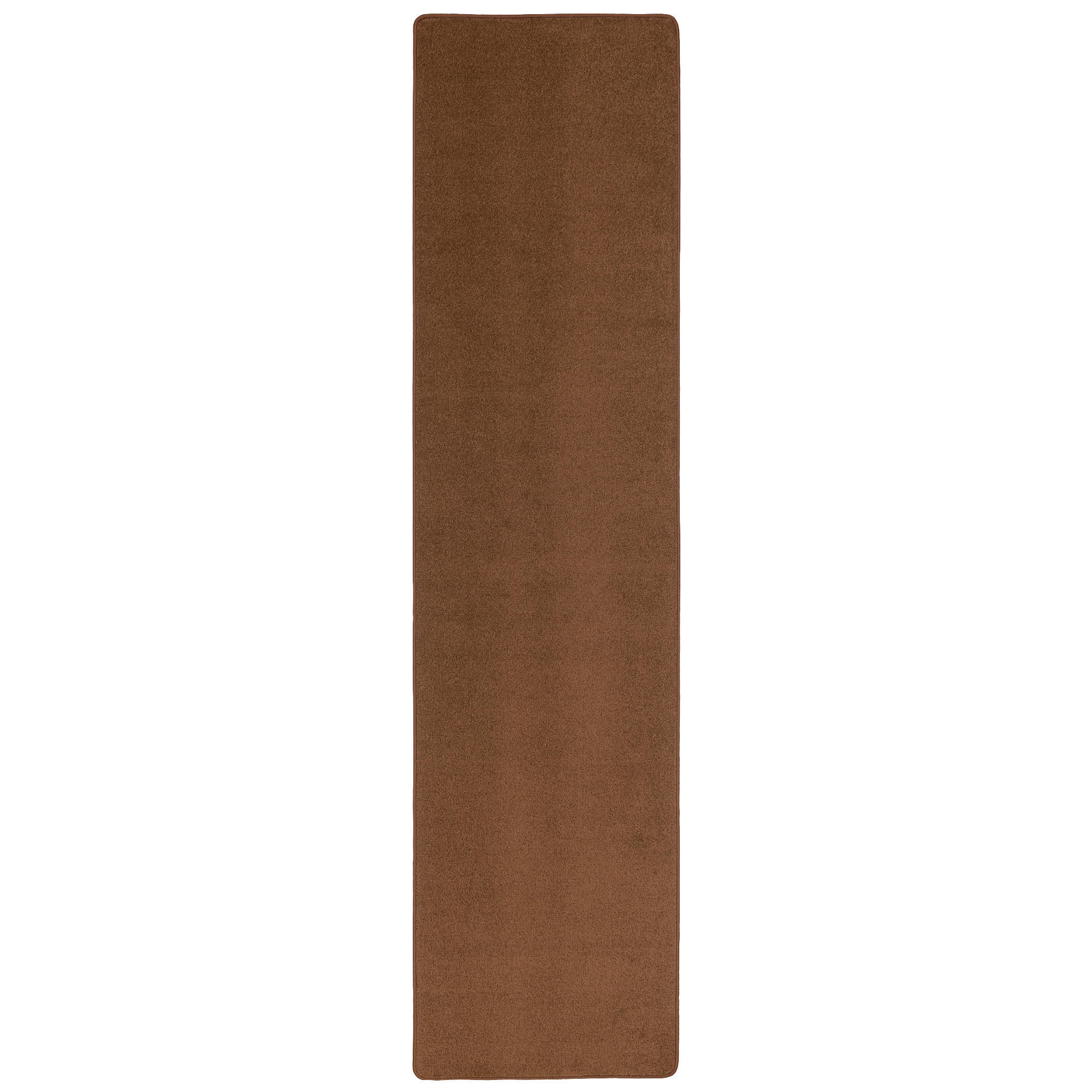 TREND VELOURS LÄUFER TEPPICH JOY - Braun, Textil (100/300cm) - Snapstyle