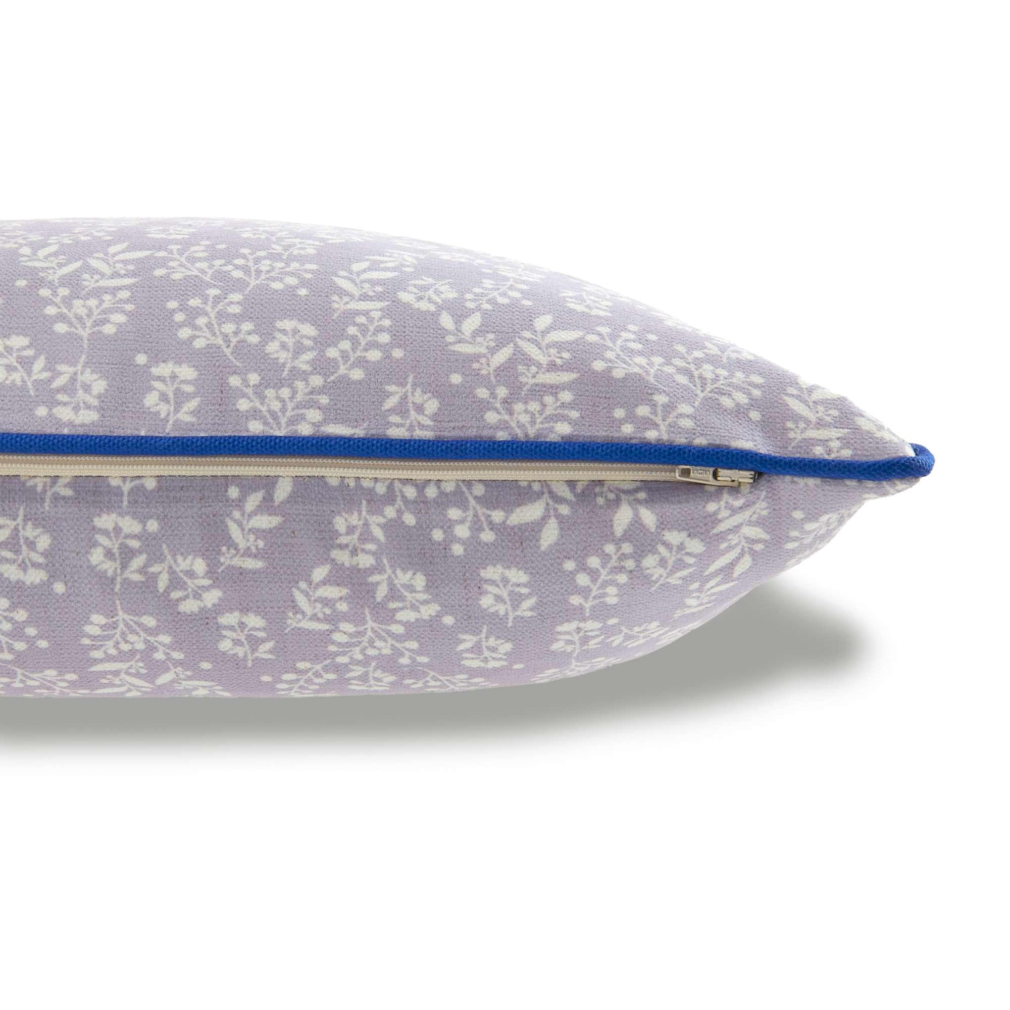 ZIERKISSENHÜLLE BLOOM - Lila, Textil (45/45cm) - Tom Tailor