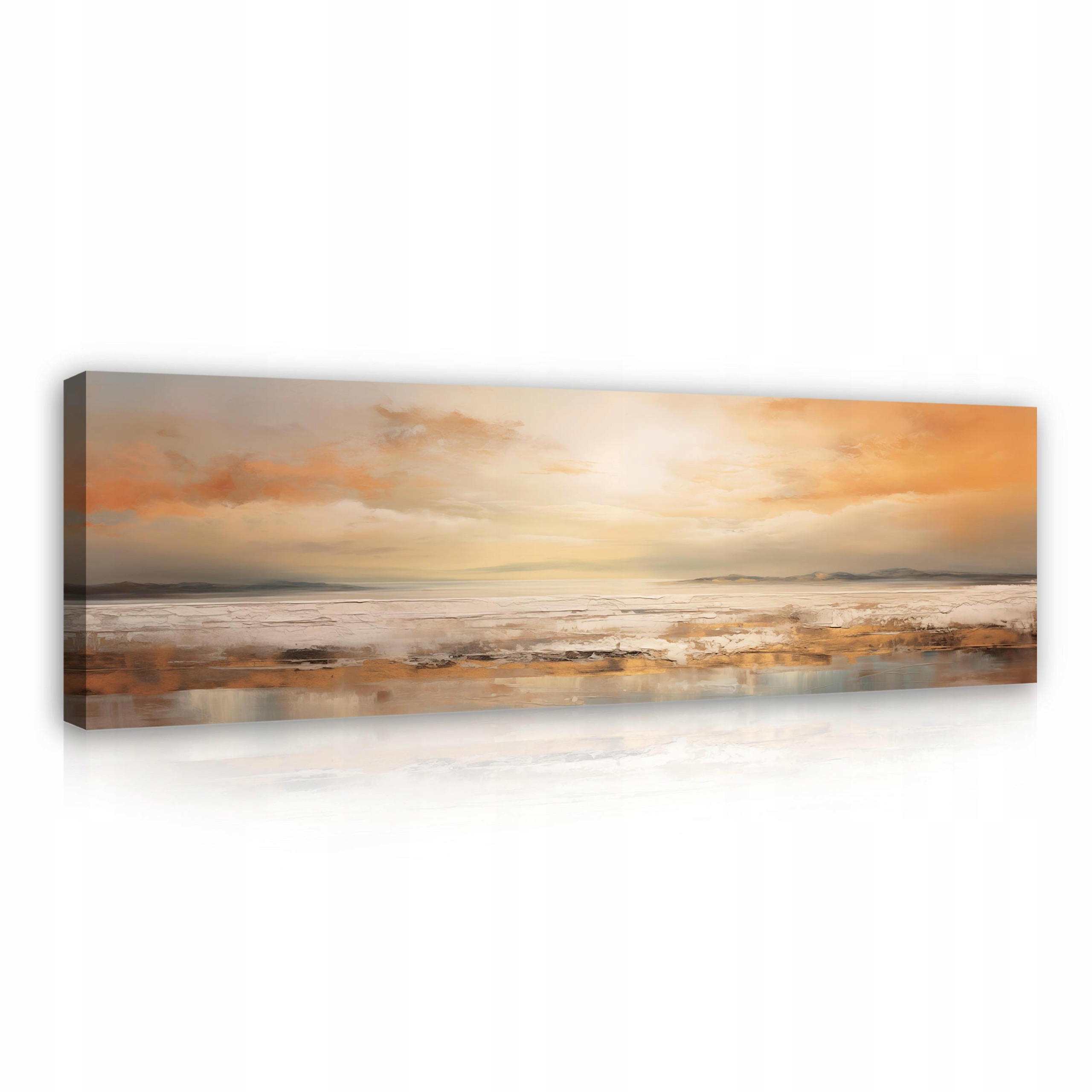 BILDER Abstrakt Meer Loft Modern Wohnzimmer 145x45 - Multicolor, Holzwerkstoff (145/45cm) - Wallarena