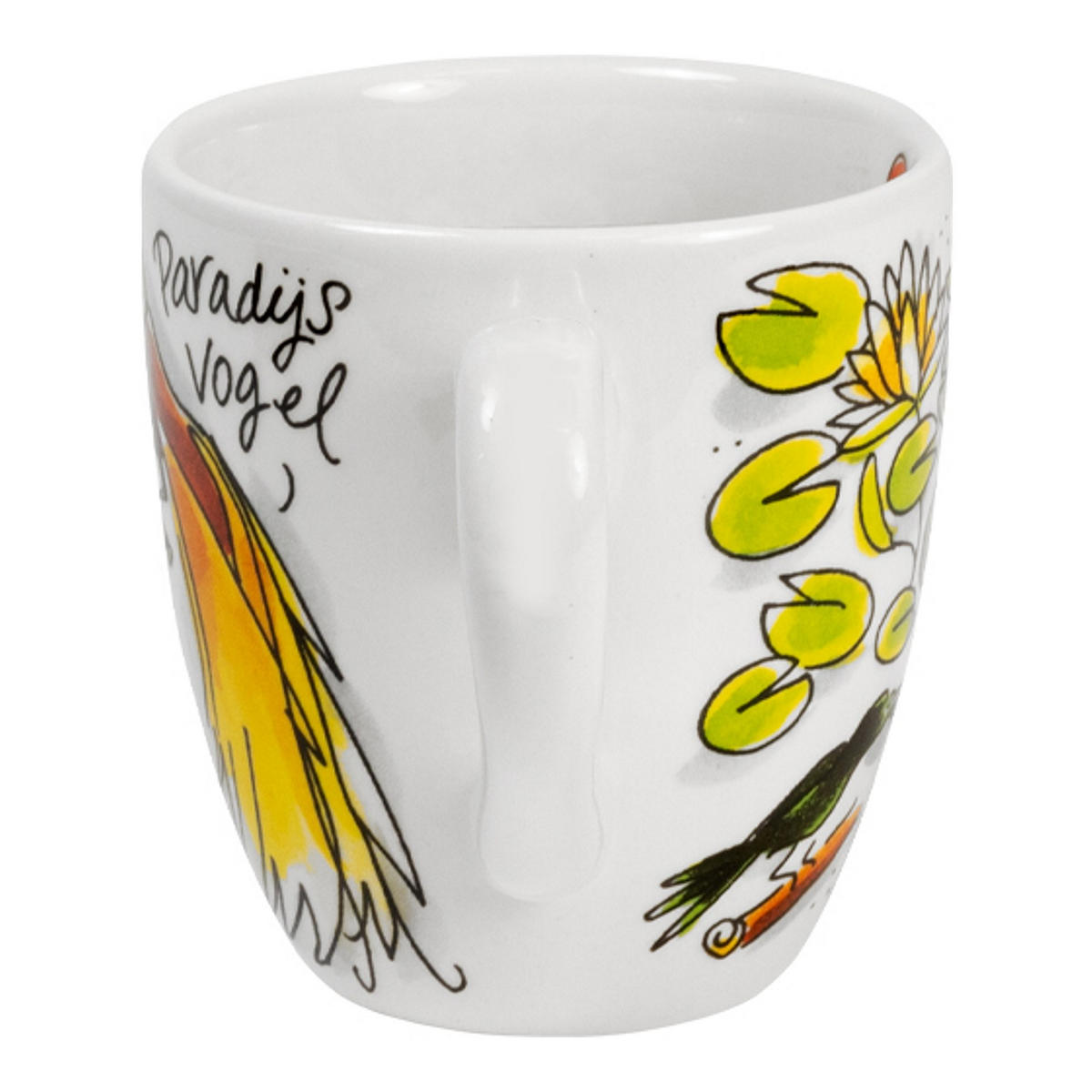MINI-BECHER Paradiesvogel in Bunt - 200 ml - Multicolor, Keramik (0.2L) - Blond Amsterdam