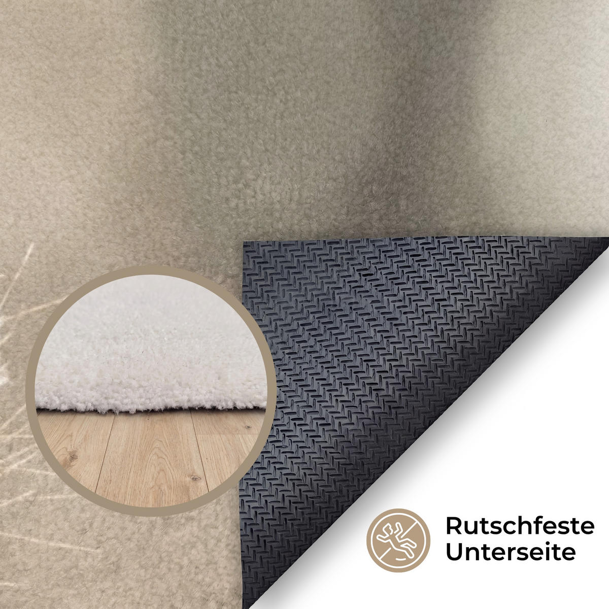 KOBERCE - Chvostoskok - Biely - Slnečné svetlo - 180x120 cm - béžová, textil/plast (180/0.4cm) - OnlyWow