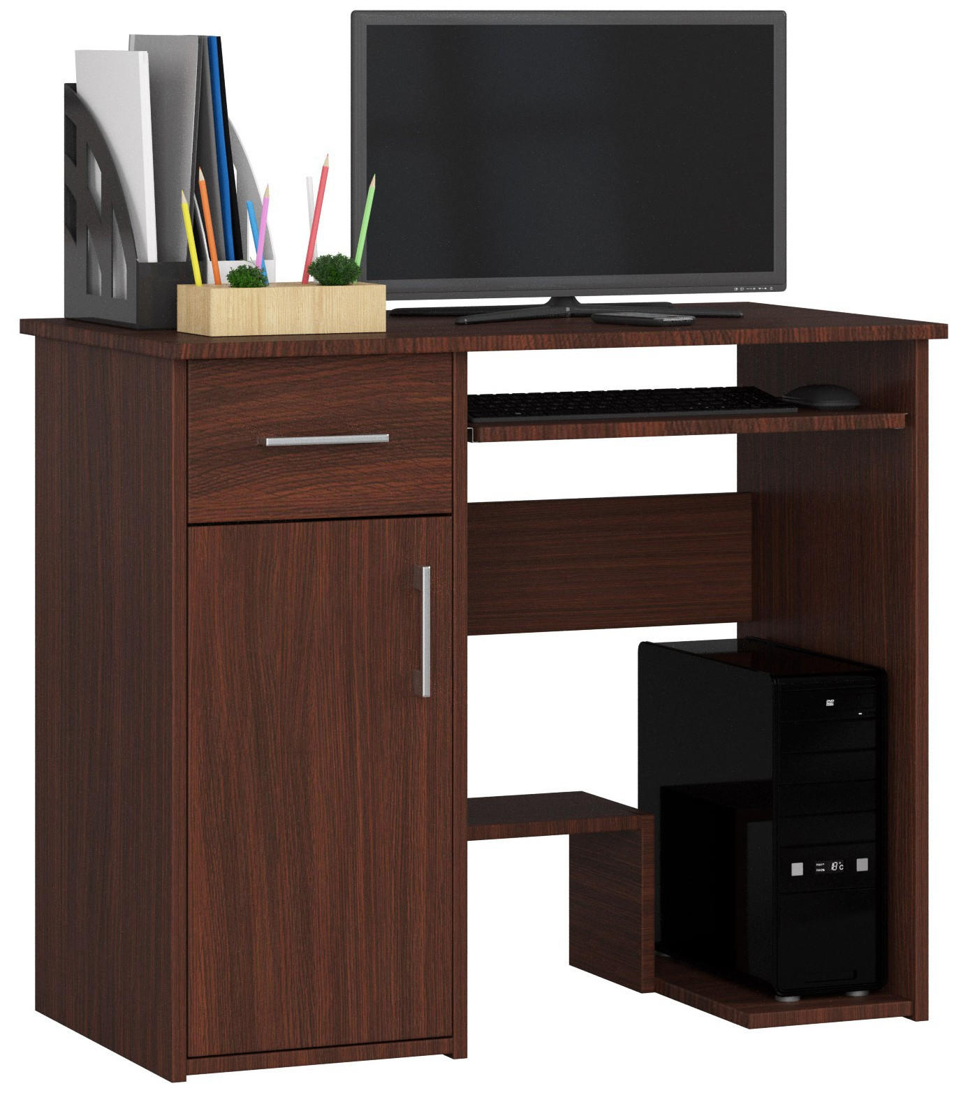 Akord Schreibtisch Wenge 90x74x50 cm