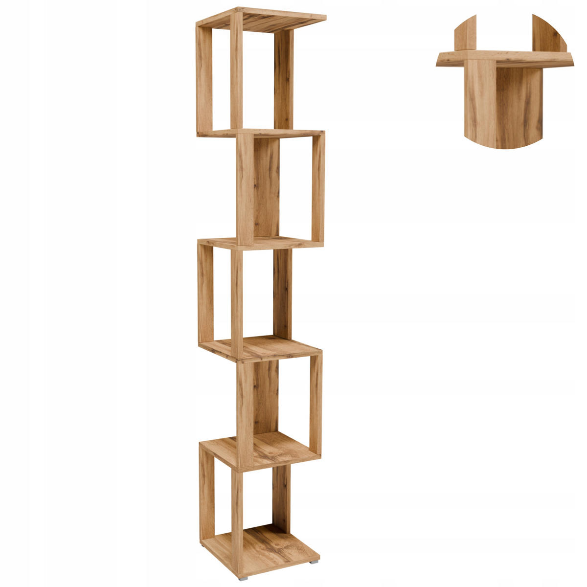 STANDREGAL CR3-T10 Wotan Eiche 29/29/168 cm - Eiche Wotan, Holzwerkstoff (29/168.1/29cm)
