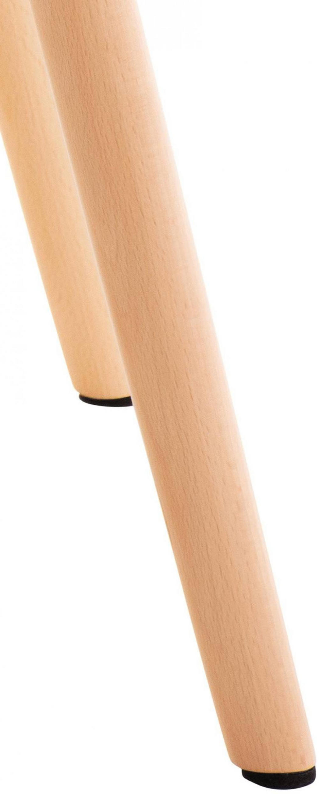 STUHL 2er Set Samt grün - Eukalyptusholzfarben/Grün, Holz/Textil (50/88/63cm) - CLP