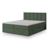 BOXBETT MERIL 140x200 cm mit Matratze und Topper - Grün - Grün, Holz (140/200cm) - MASSENO