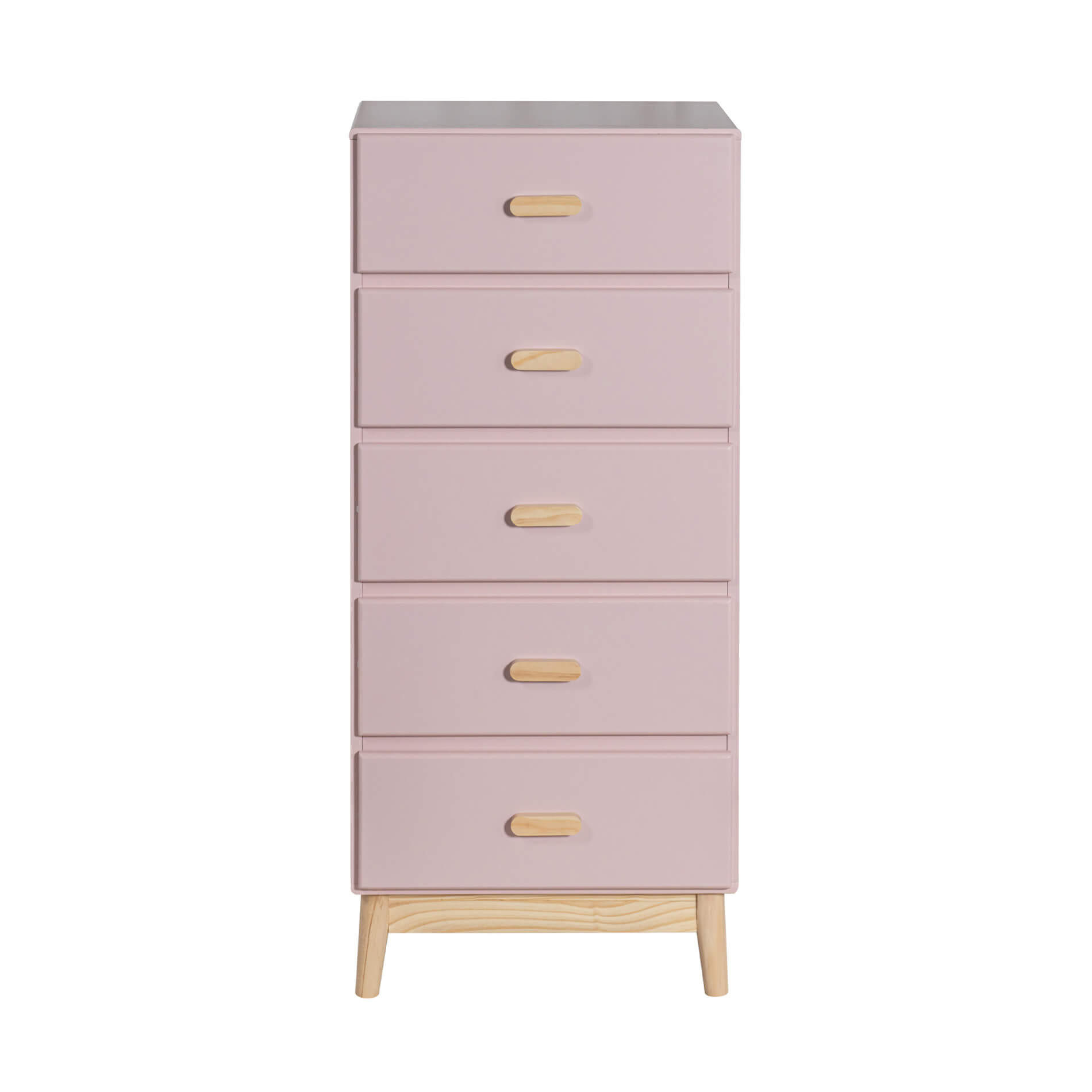 KOMMODE Rosa 40/50/115 cm - Pink, Holzwerkstoff (40/115/50cm) - Mobili Rebecca