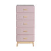 KOMMODE Rosa 40/50/115 cm - Pink, Holzwerkstoff (40/115/50cm) - Mobili Rebecca