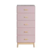 KOMMODE Rosa 40/50/115 cm - Pink, Holzwerkstoff (40/115/50cm) - Mobili Rebecca