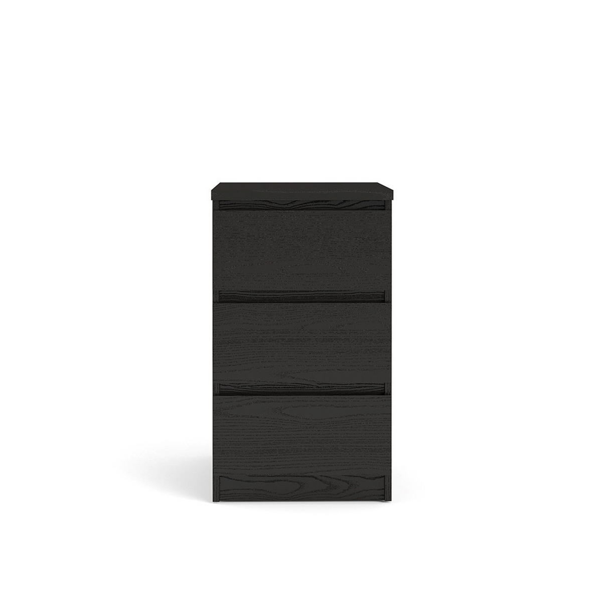 KOMMODE Schwarz - Schwarz, Holzwerkstoff (40/70/50cm) - ebuy24