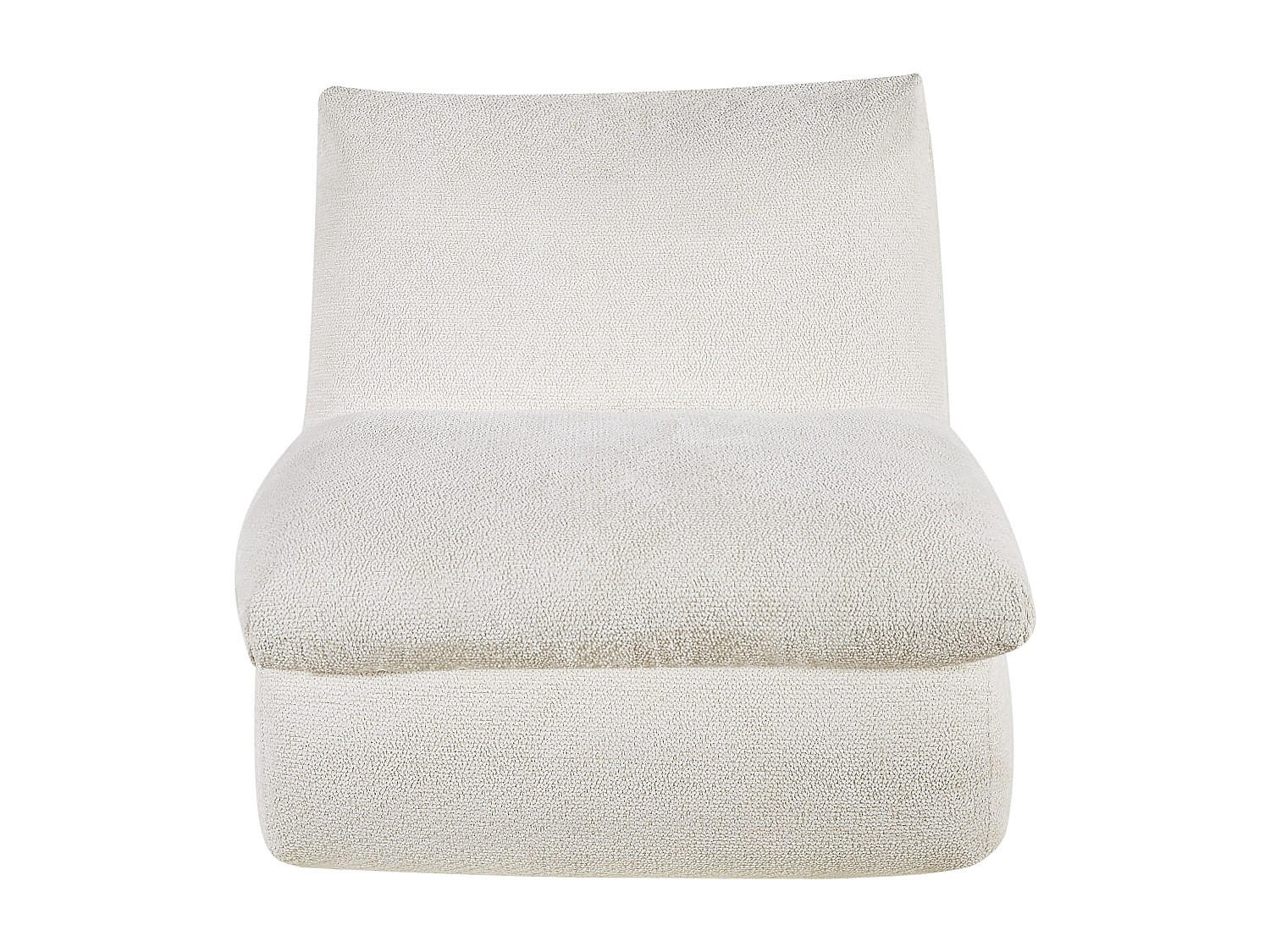 SESSEL mit gerader Rückenlehne - 1 Person - Stoff - Weiß - - Weiß, Textil (84/78/104cm) - Vente-Unique