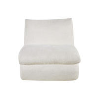 SESSEL mit gerader Rückenlehne - 1 Person - Stoff - Weiß - - Weiß, Textil (84/78/104cm) - Vente-Unique