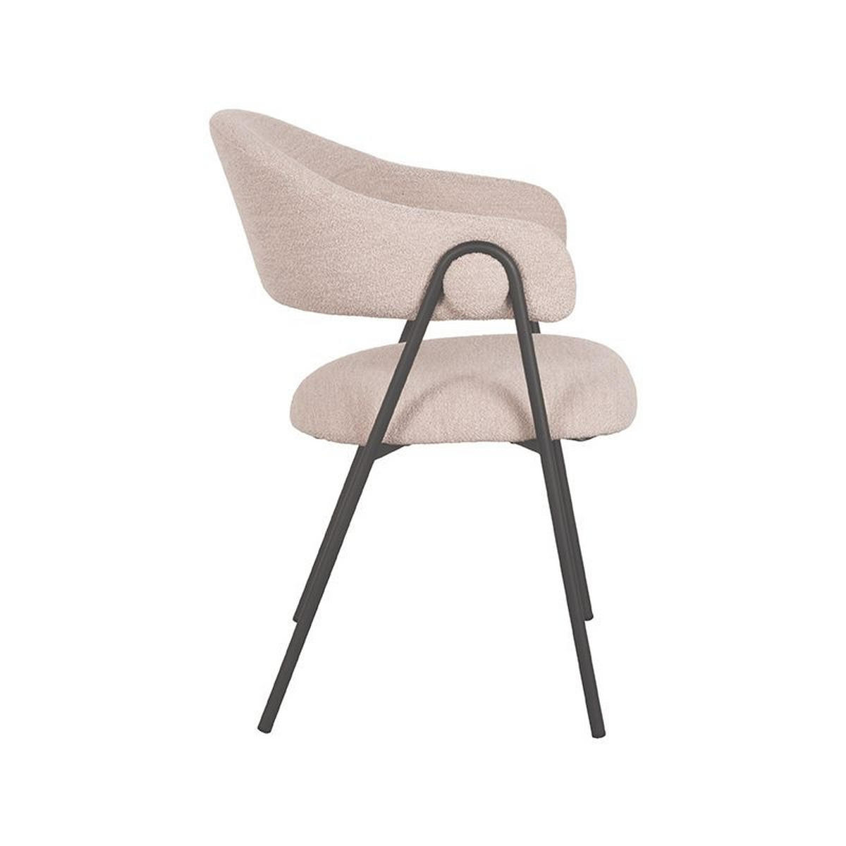 ESSZIMMERSTUHL Lowen Beige 60/58/84 cm 2er-Set - Beige, Textil (58/84/60cm) - LABEL51