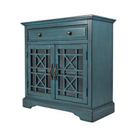 SIDEBOARD AVOLA Blau 82x38x82 cm - Blau, Holz (82/82/38cm) - FURNLUX
