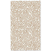 KOBERCE - Minimalistický - Vzor - Terakota - 90x150 cm - hnedá, textil/plast (90/0.4cm) - OnlyWow