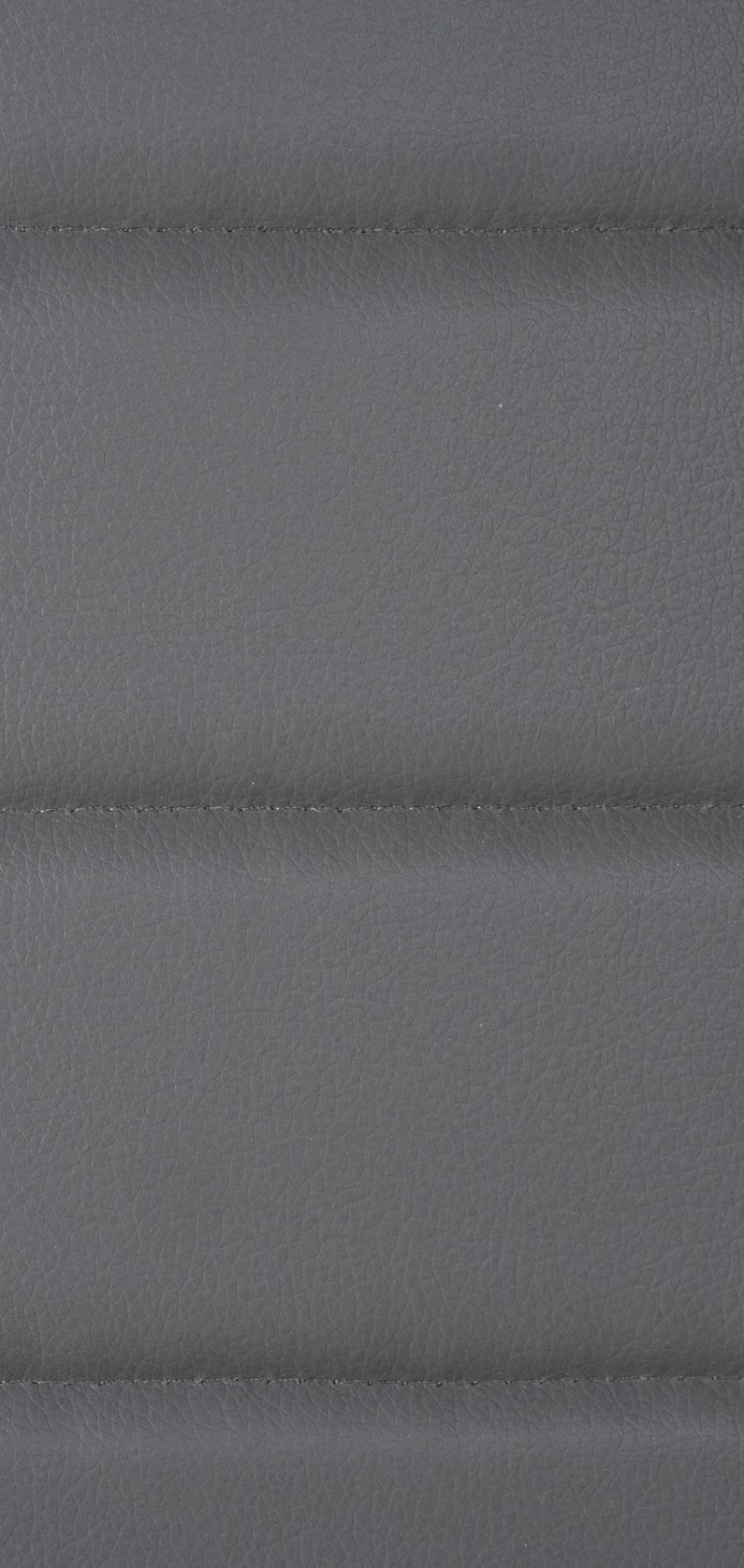 STUHL 4er Set Lederlook grau - Grau, Textil/Metall (41.5/99/40cm) - CLP