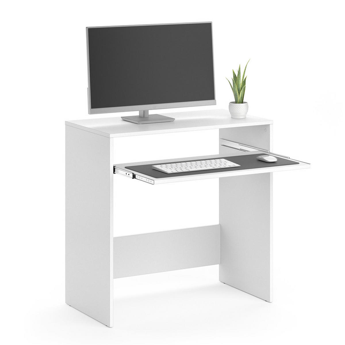 PSACÍ STŮL Nils Bílá - bílá, kompozitní dřevo (43/79/79cm) - Vicco