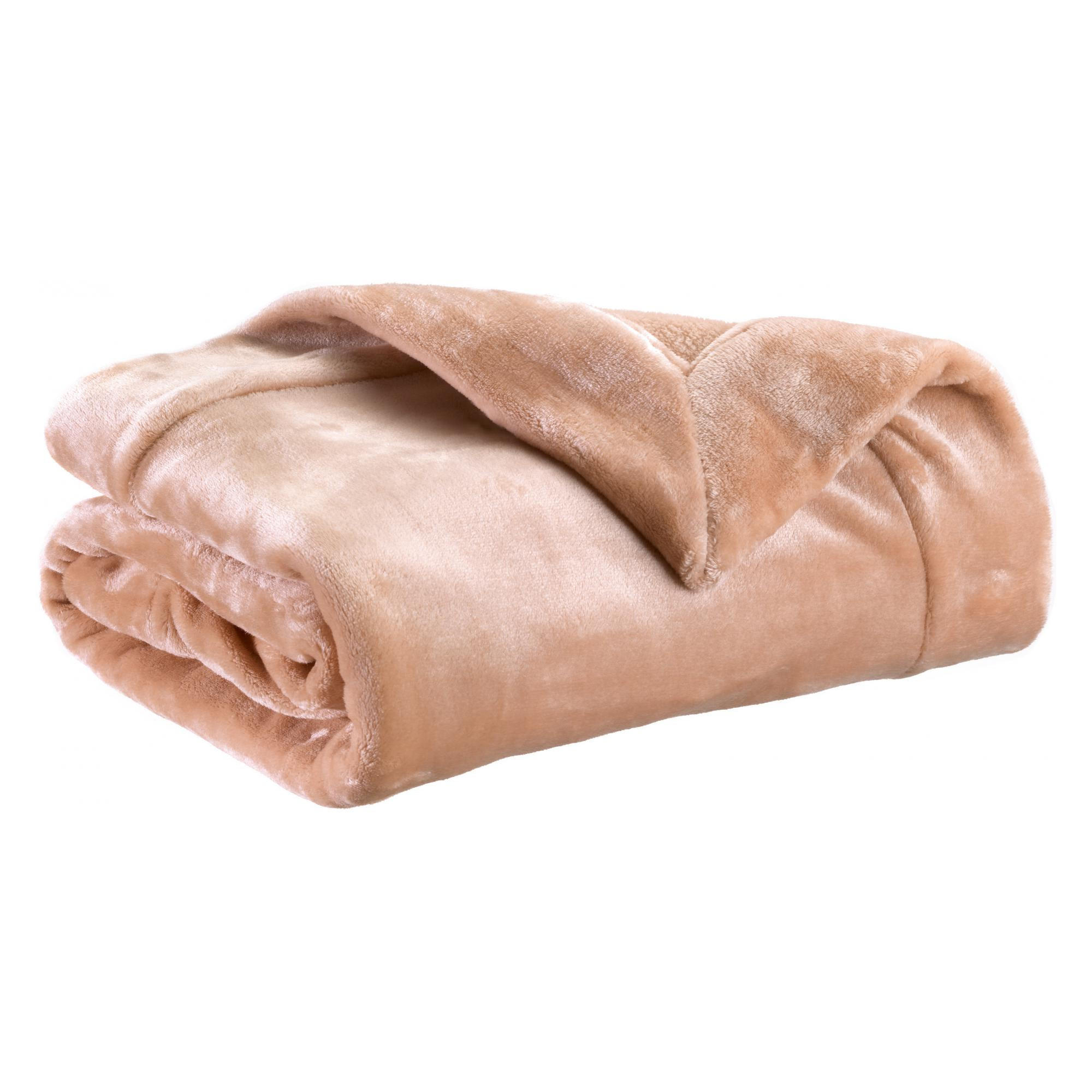 PLAID Tender dragee 150 x 200 cm - Altrosa, Textil (150/200cm) - Vivaraise