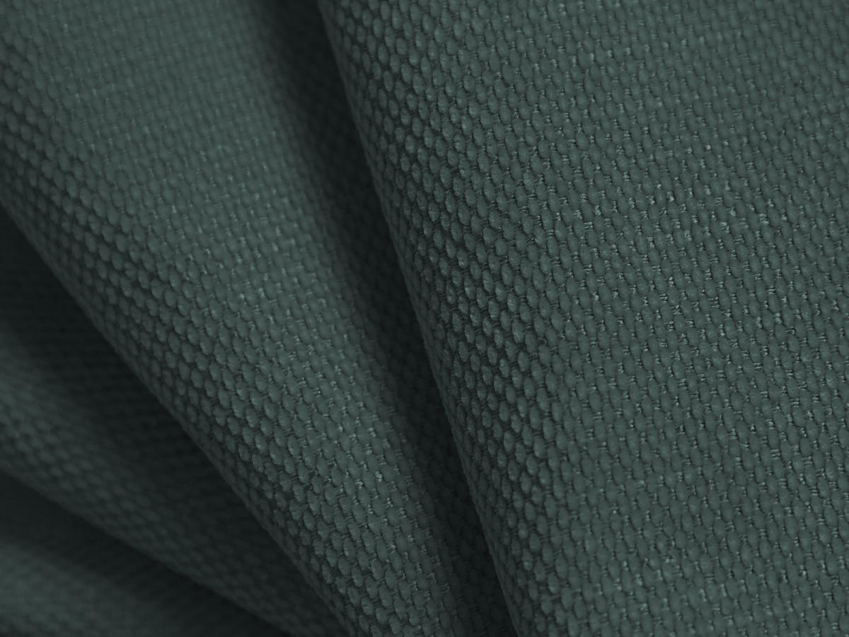 POUF Molino aus strukturiertem Stoff meergrün - Smaragdgrün, Textil (100/36/100cm) - Micadoni